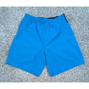 Bear Bottom Shorts Men’s Medium Blue 6.5” Inseam Nylon Performance Stretch Lined